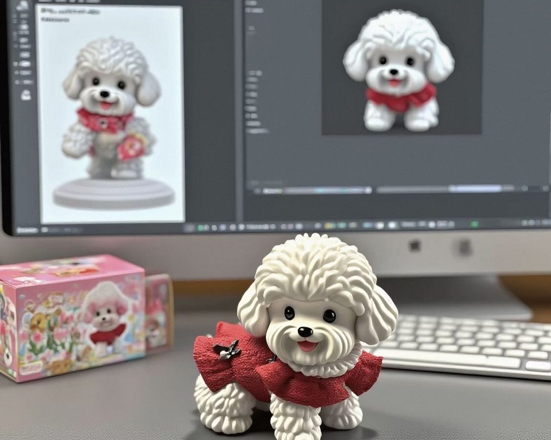 Custom AI 3D Pet Sculpture